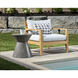 Astley 20 X 17.5 inch Grey Outdoor End Table